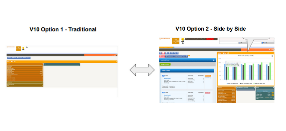 Flexible Desktop User interface MonsoonSIM